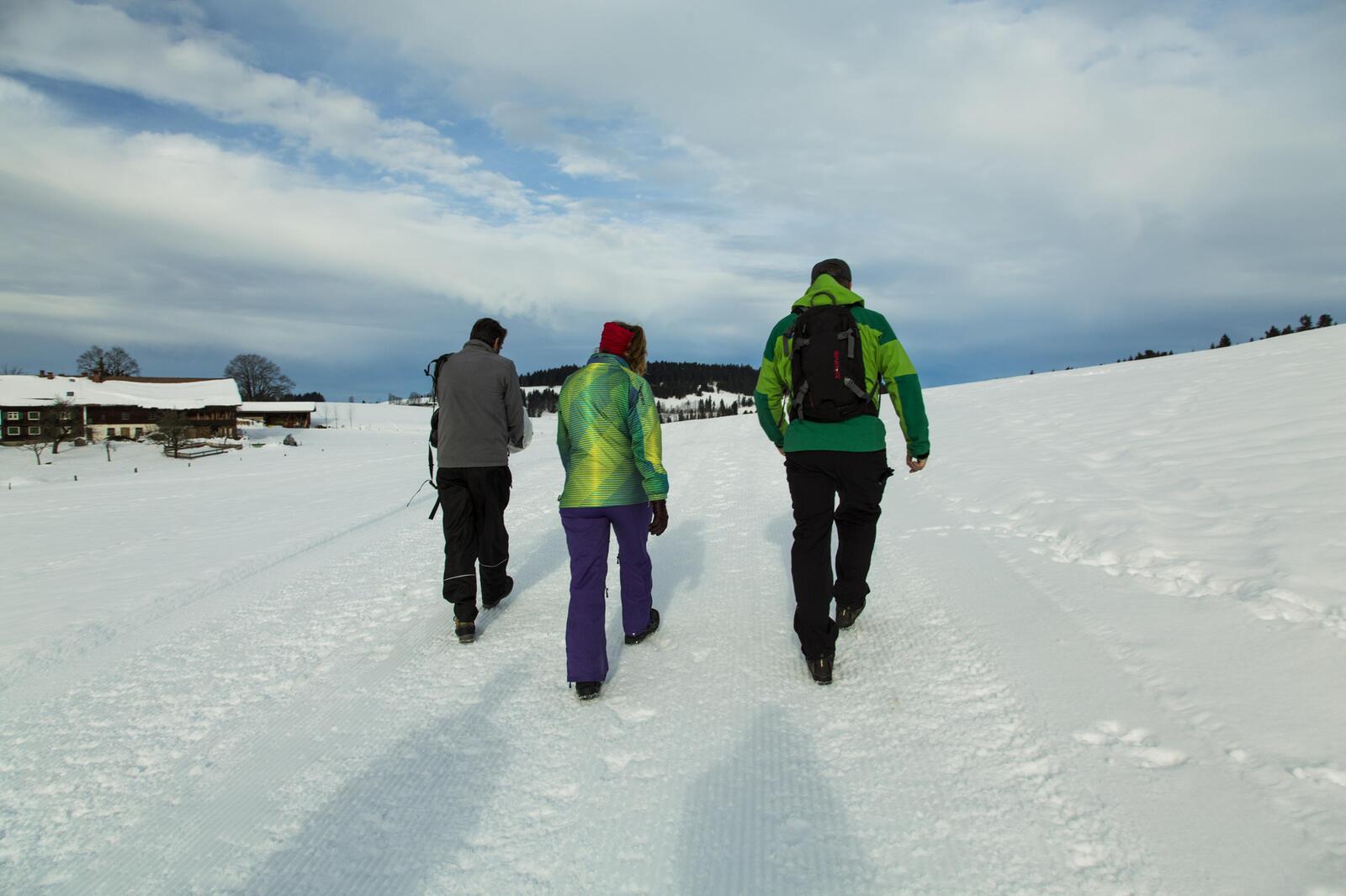 Premium-Winterwanderweg um Oberstaufen im Allgäu