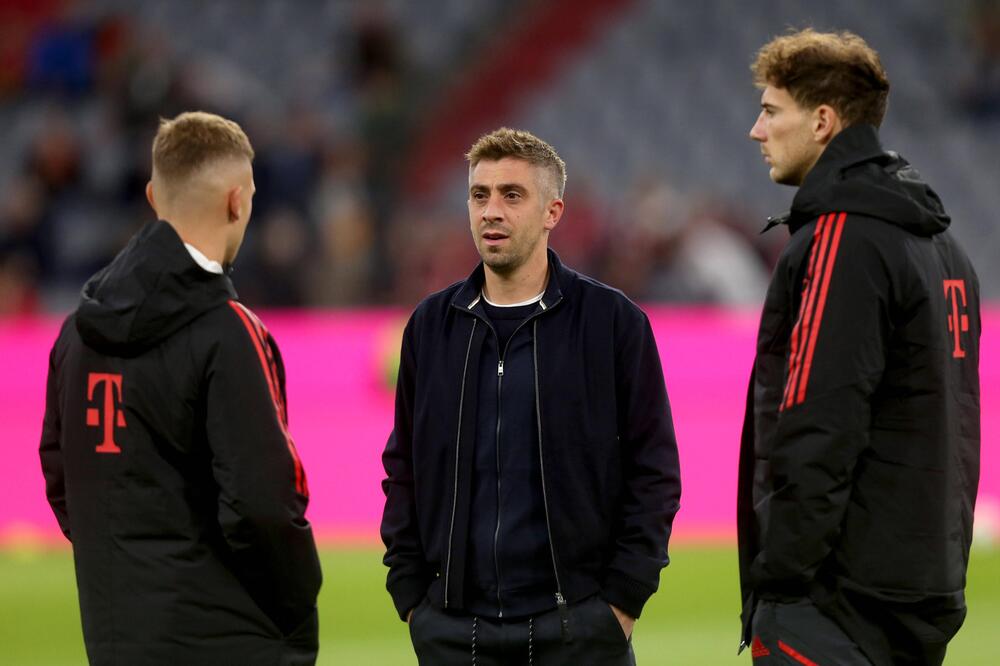 Marco Neppe, Joshua Kimmich und Leon Goretzka.