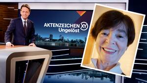 Bildmontage: Moderator Rudi Cerne im Aktenzeichen-XY-Studio und ein Foto der vermissten Teresa Krug