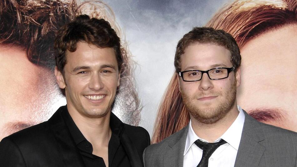 James Franco (l.) und Seth Rogen auf der Premiere von "Ananas Express" im Jahr 2008.