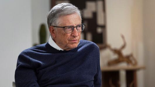Microsoft-Gründer Bill Gates bei Interview
