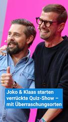 Joko & Klaas starten verrückte Quiz-Show – mit Überraschungsorten