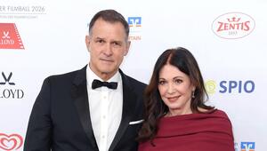 Iris Berben mit ihrem Partner Heiko Kiesow beim Deutschen Filmball im Januar in München.