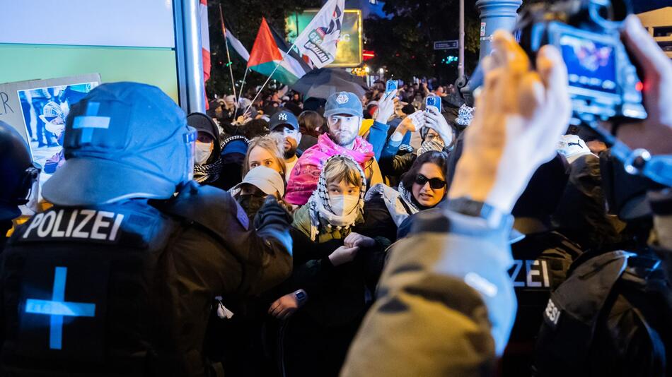 Palästina-Demos: Polizei will mehr Unterstützung von Justiz