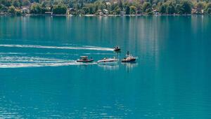 Kleinflugzeug in Attersee in &Atilde;sterreich gest&Atilde;&frac14;rzt