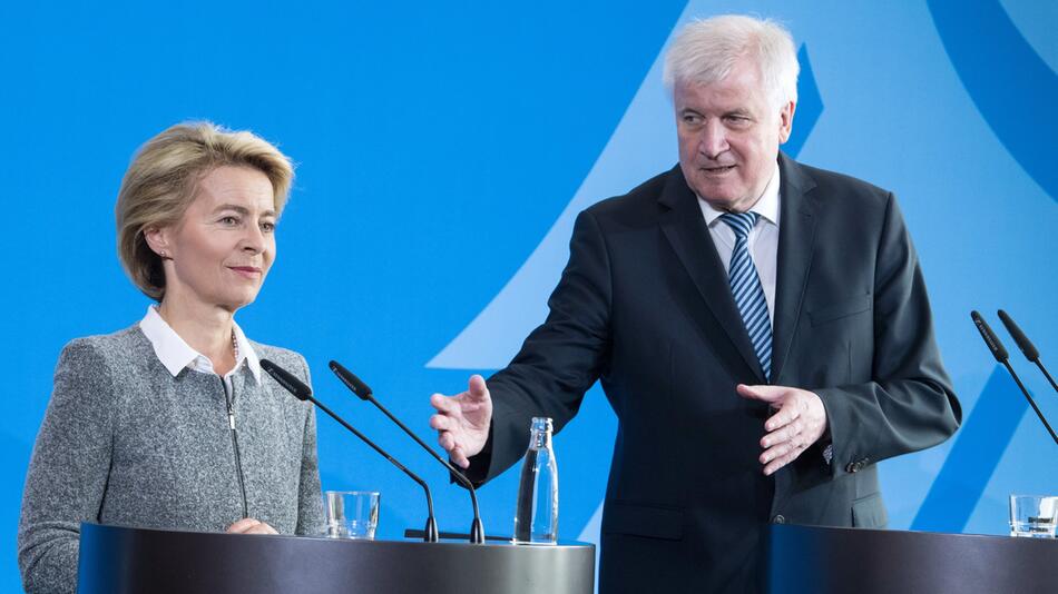 Seehofer und von der Leyen