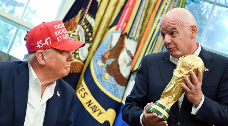US-Präsident Donald Trump und FIFA-Präsident Gianni Infantino