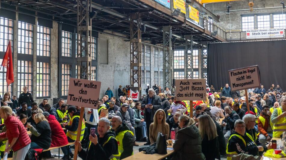 Streik Amazon-Beschäftigte in Bad Hersfeld