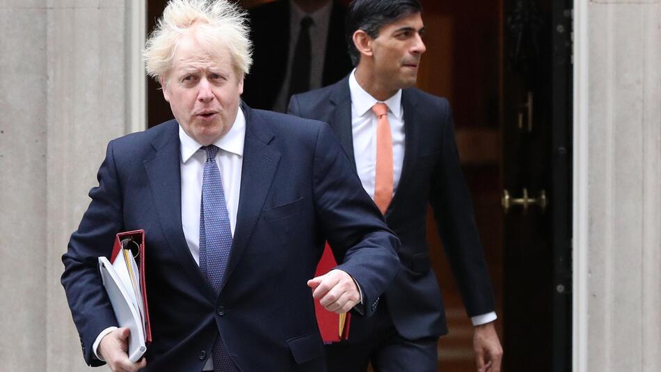 Großbritannien - Boris Johnson und Rishi Sunak