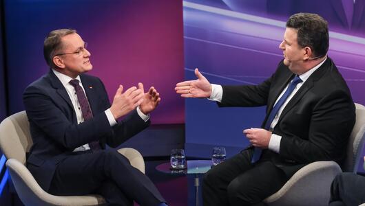 Tino Chrupalla und Hubertus Heil