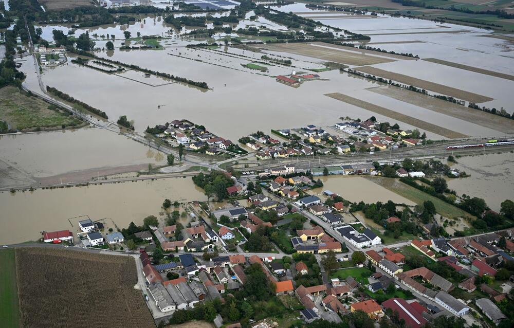 Hochwasser in Österreich