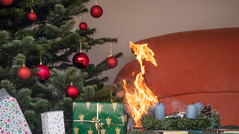 Brandgefahr in der Adventszeit