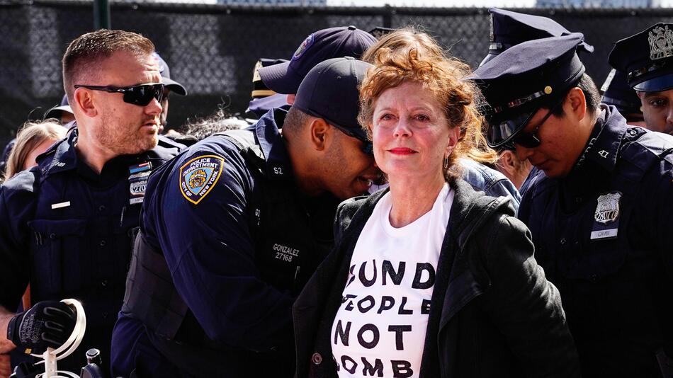 Oscarpreisträgerin Susan Sarandon in New York festgenommen