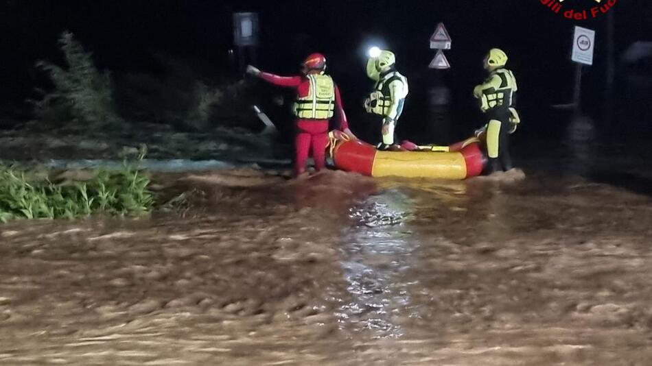 Zwei Deutsche nach Überschwemmung in Italien vermisst