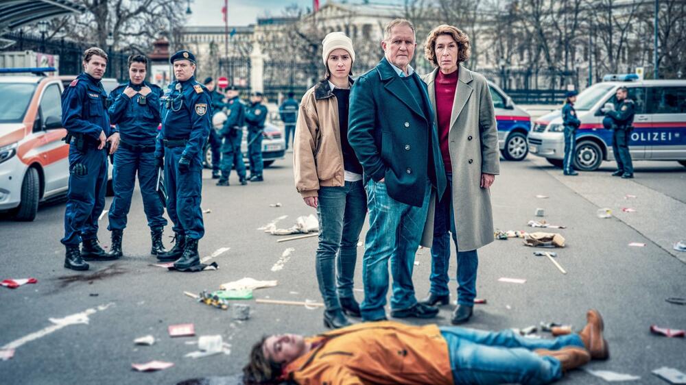 Foto des Wiener Tatorts "Wir sind nicht zu fassen"