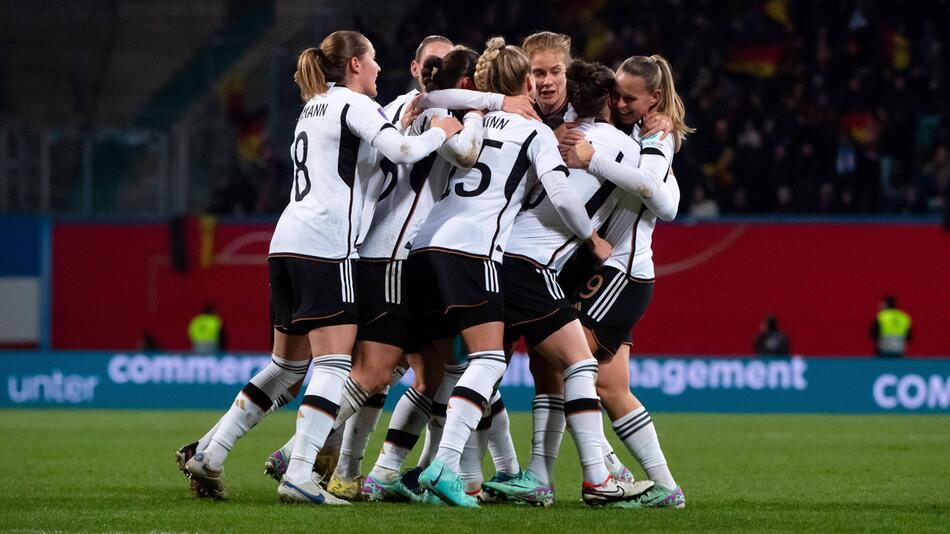 Die Frauen der deutschen Fußball-Nationalmannschaft.