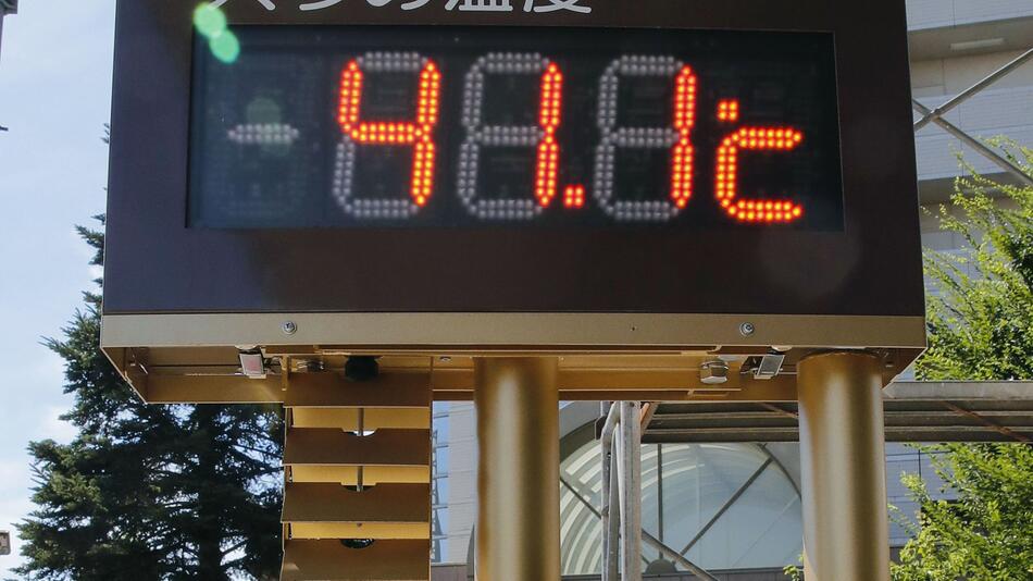 Hitzewelle in Japan - Hitzerekordtemperatur