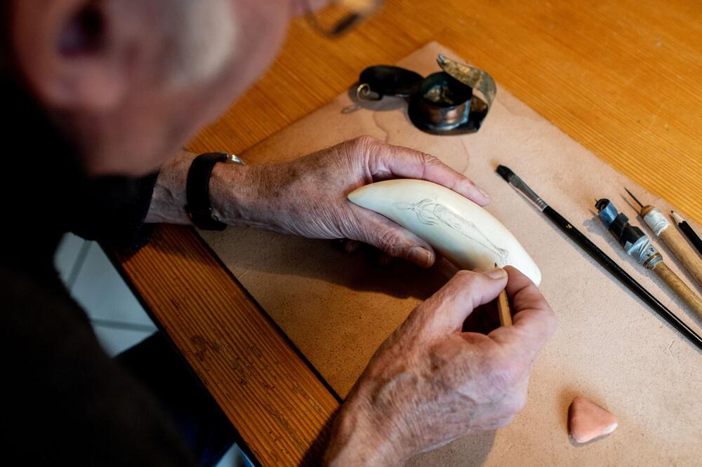 Handwerkskunst Scrimshaw