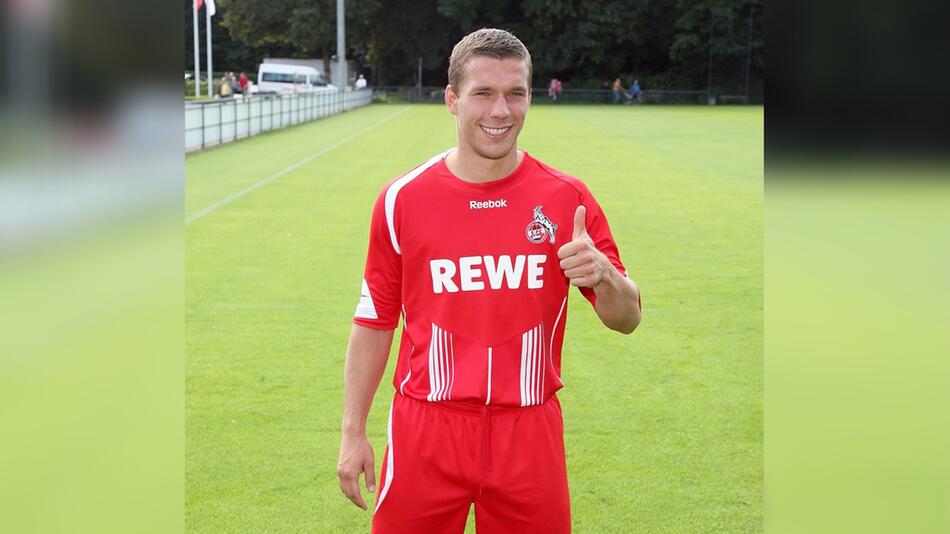 Viele Jahre ein gewohntes Bild: Lukas Podolski im Trikot des 1. FC Köln.