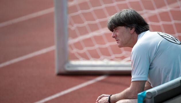 Fußball EM - Training deutsche Fußball-Nationalmannschaft