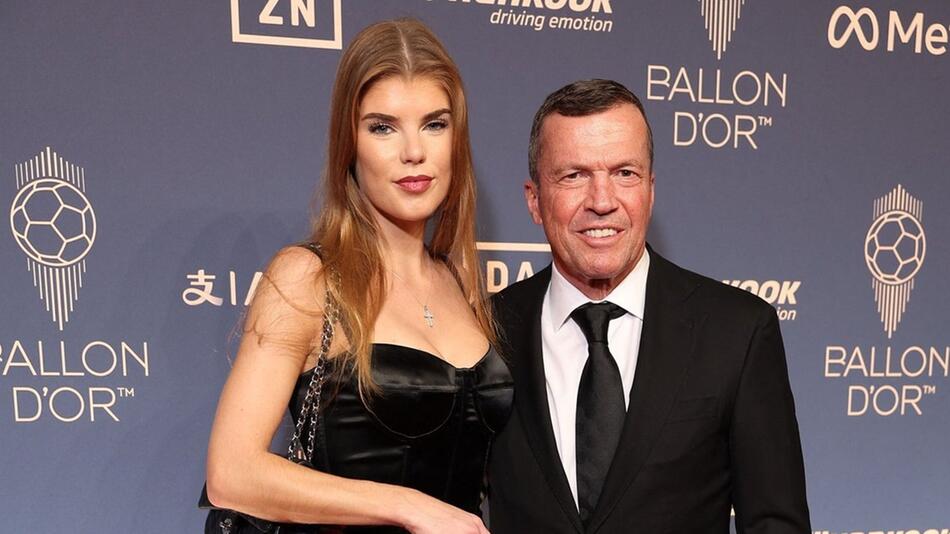 Lothar Matthäus posiert mit Freundin Theresa