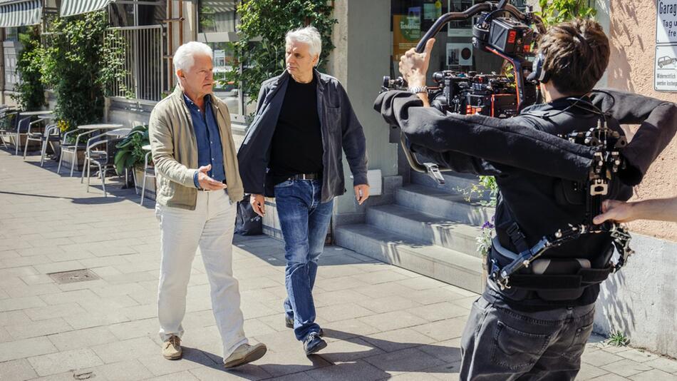 Miroslav Nemec (l.) und Udo Wachtveitl haben vergangene Woche ihre letzte "Tatort"-Szene gedreht.