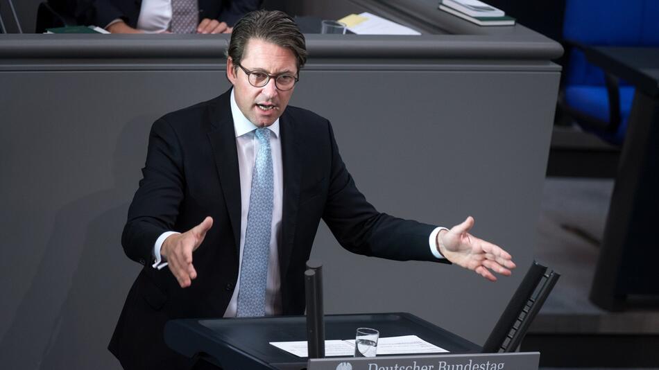 Plenary session at the German Bundestag in Berlin