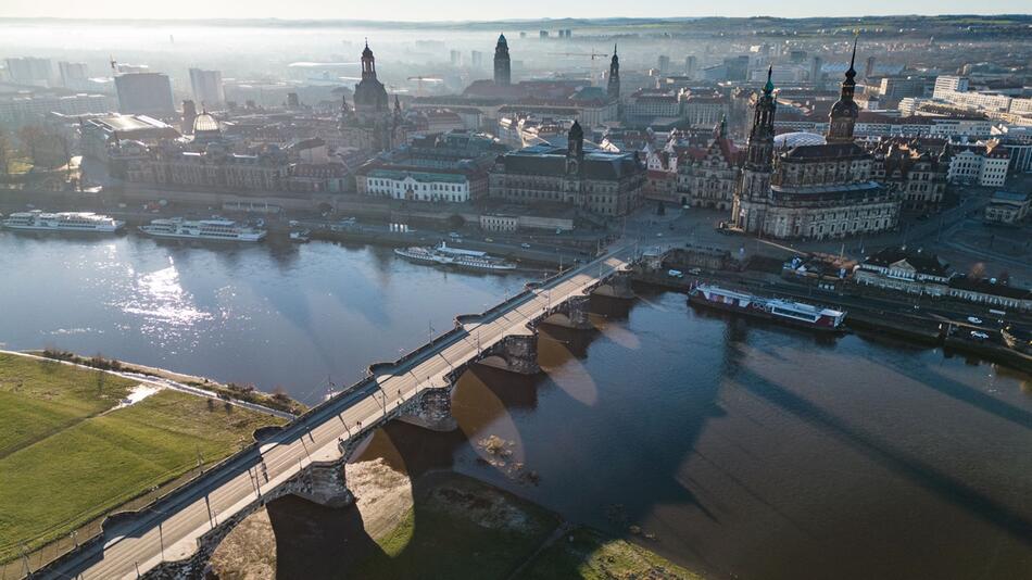 Sonnenschein in Dresden