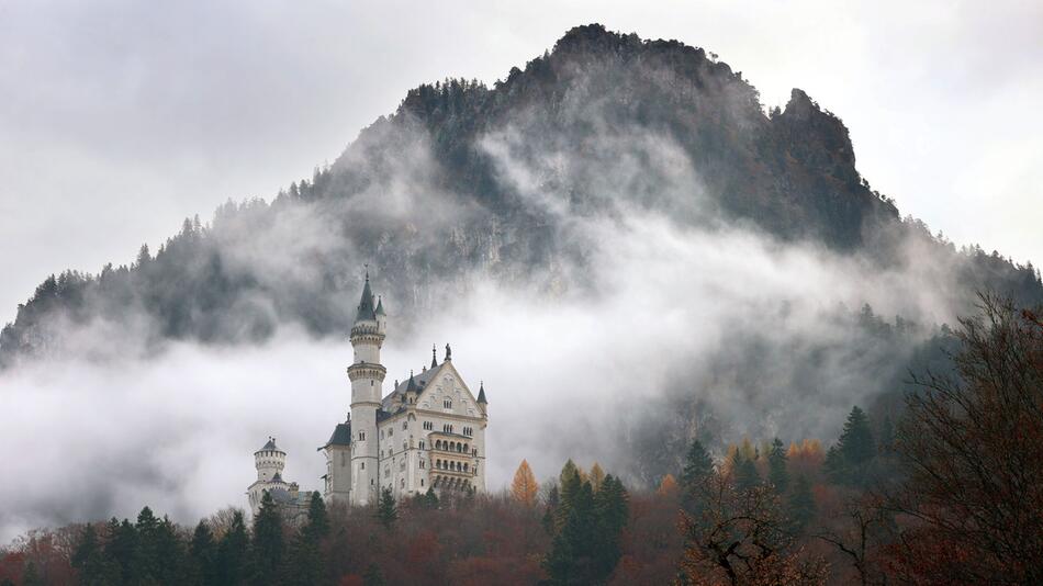 Herbstliches Schloss Neuschwanstein