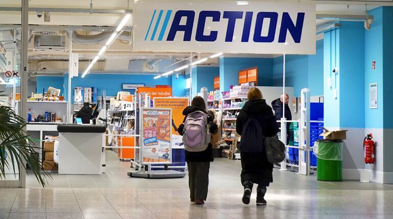 Filiale des Non-Food-Discounters Action in Hannover