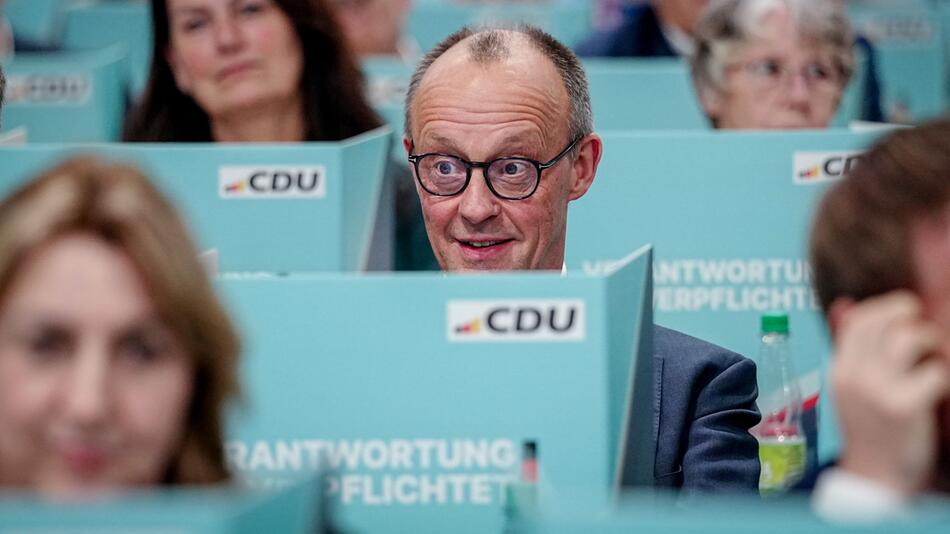 Merz mit 91 Prozent als CDU-Vorsitzender wiedergewählt | GMX