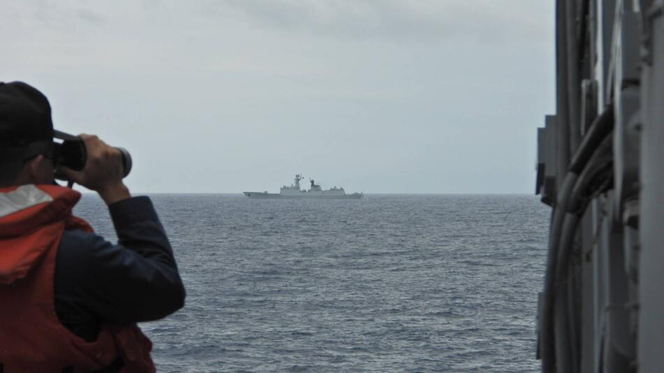 Taiwan beobachtet chinesische Schiffe.