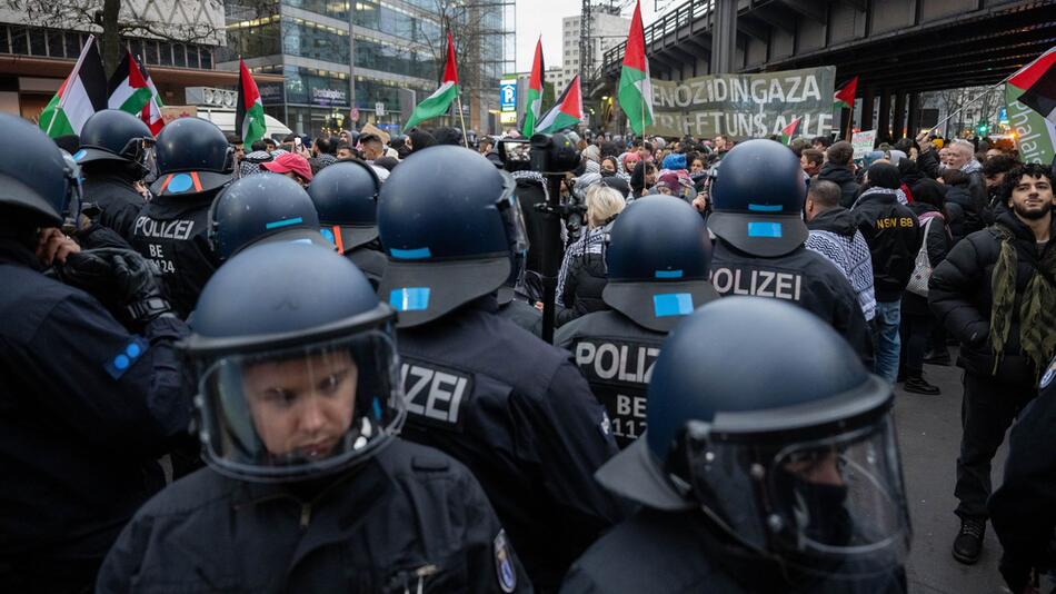 Propalästinensische Demonstration in Berlin