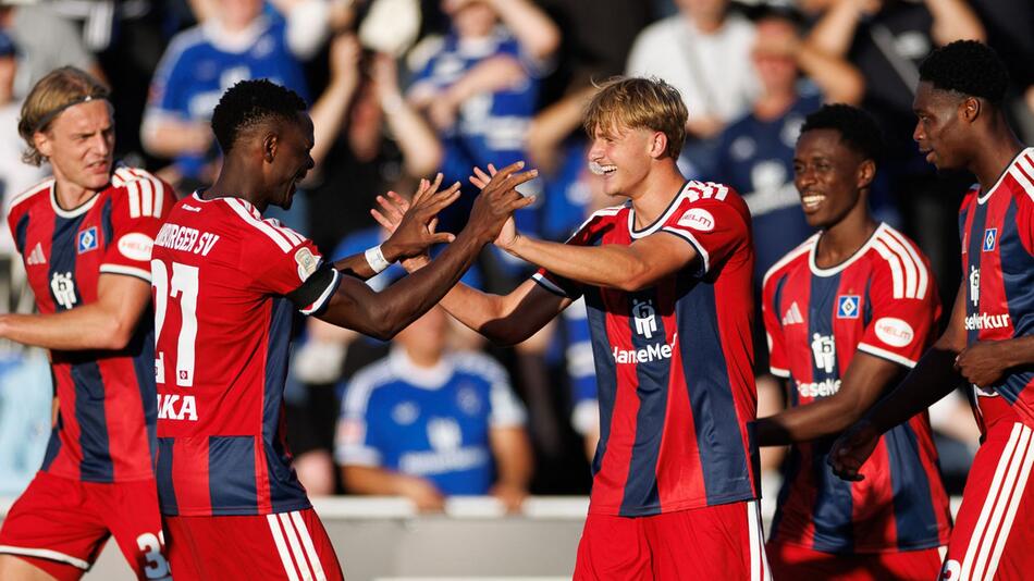 HSV jubelt erneut - Wolfsburg und Köln zurück im Spiel