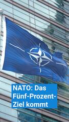 NATO hat sich auf ein Fünf-Prozent-Ziel geeinigt