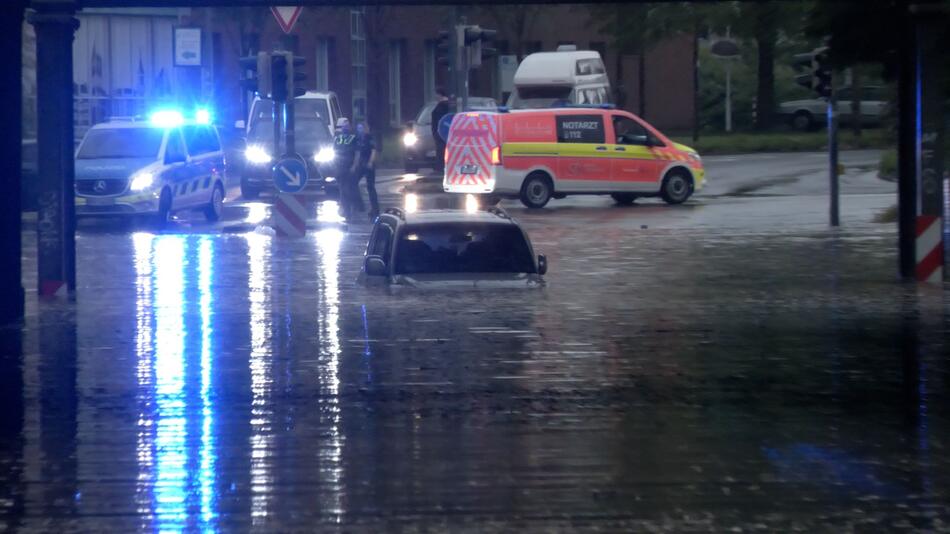 Unwetter wütet im Westen Deutschlands