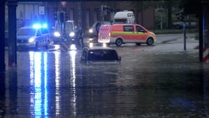 Unwetter in Nordrhein-Westfalen