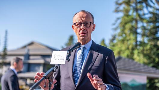 Bundeskanzler Friedrich Merz beim G7-Gipfel