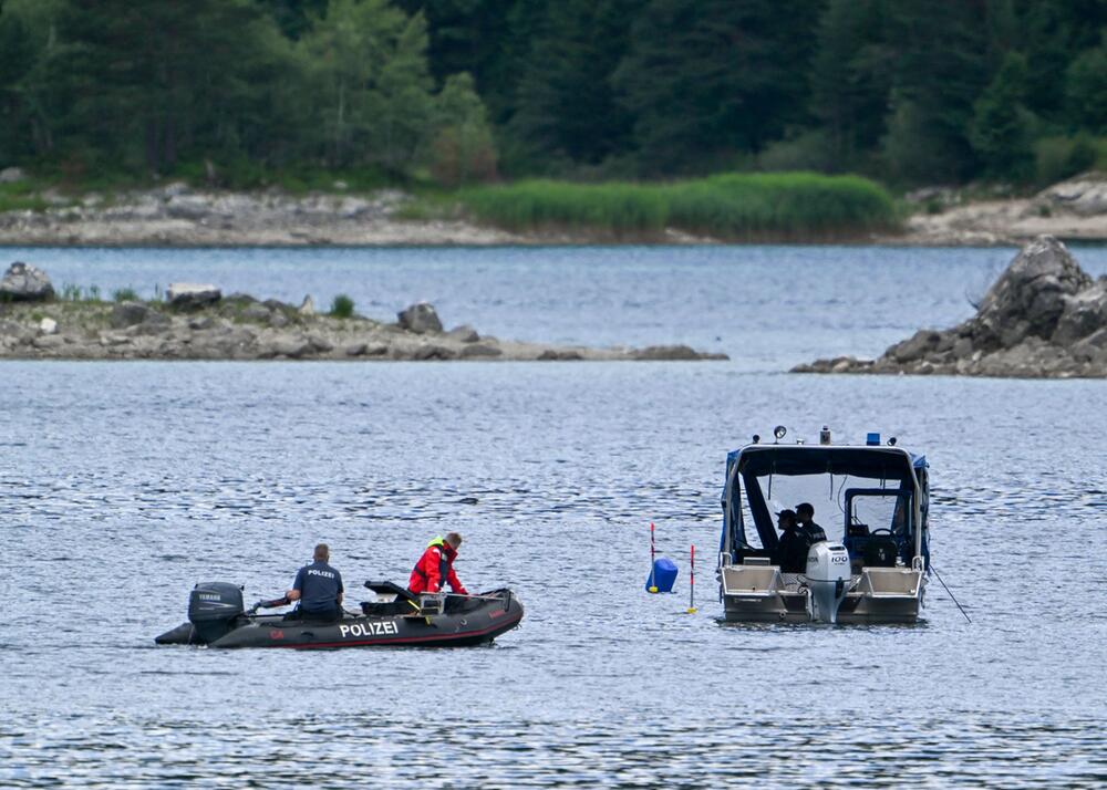 Nach dem Unfall auf dem Eibsee mit zwei Vermissten