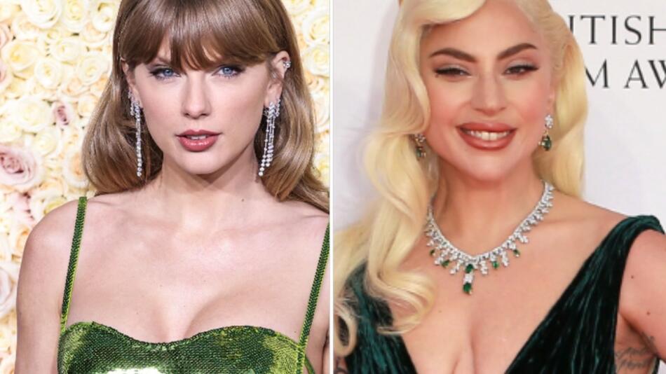 Taylor Swift (l.) setzt sich für ihre geschätzte Kollegin Lady Gaga ein.