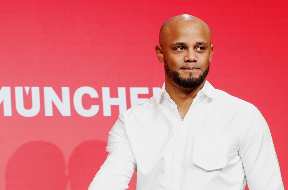 Vincent Kompany wird als Trainer des FC Bayern München präsentiert