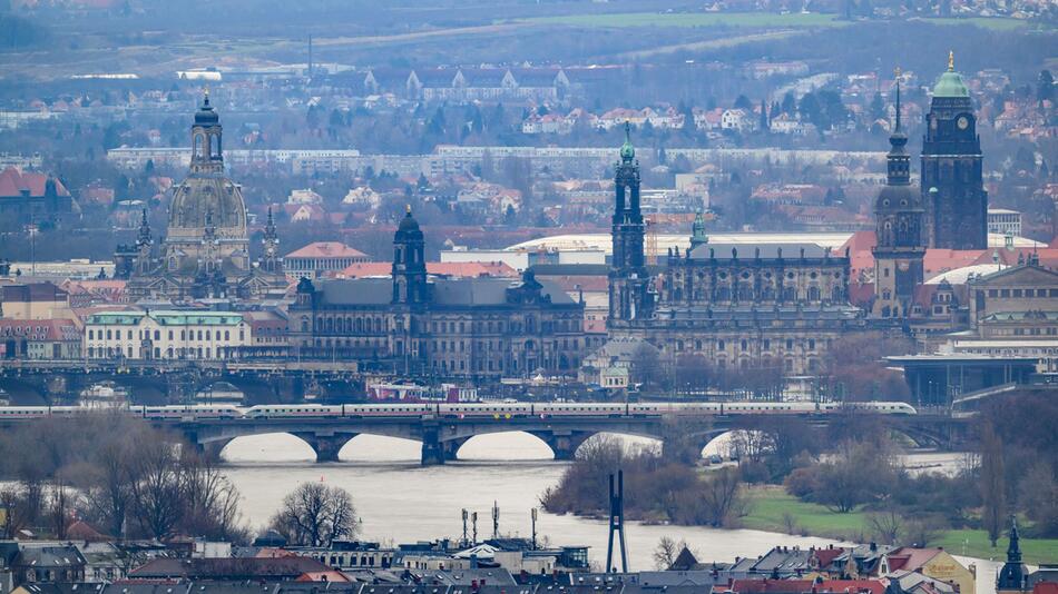 Blick auf Dresden