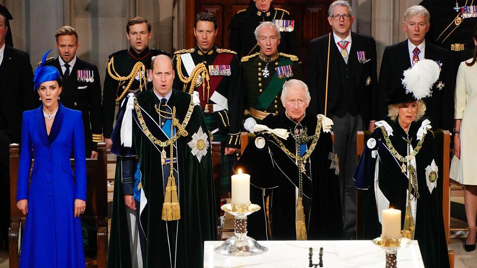 Herzogin Kate, Prinz William, König Charles und Königin Camilla