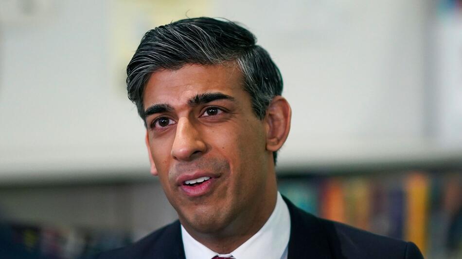 Britischer Premierminister Rishi Sunak