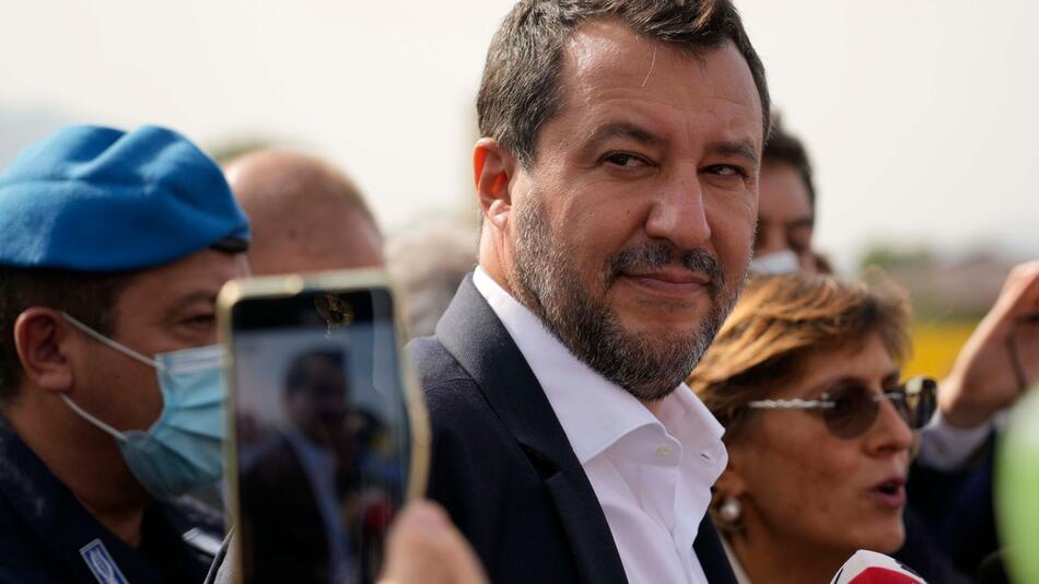 Prozessauftakt gegen Ex-Innenminister von Italien Salvini