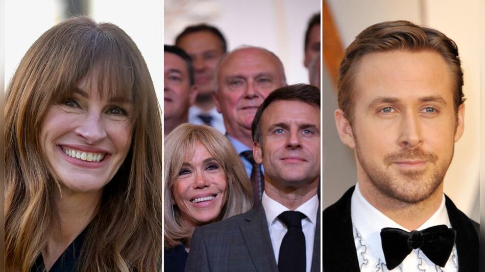 Werden Julia Roberts und Ryan Gosling zum Ehepaar Macron?