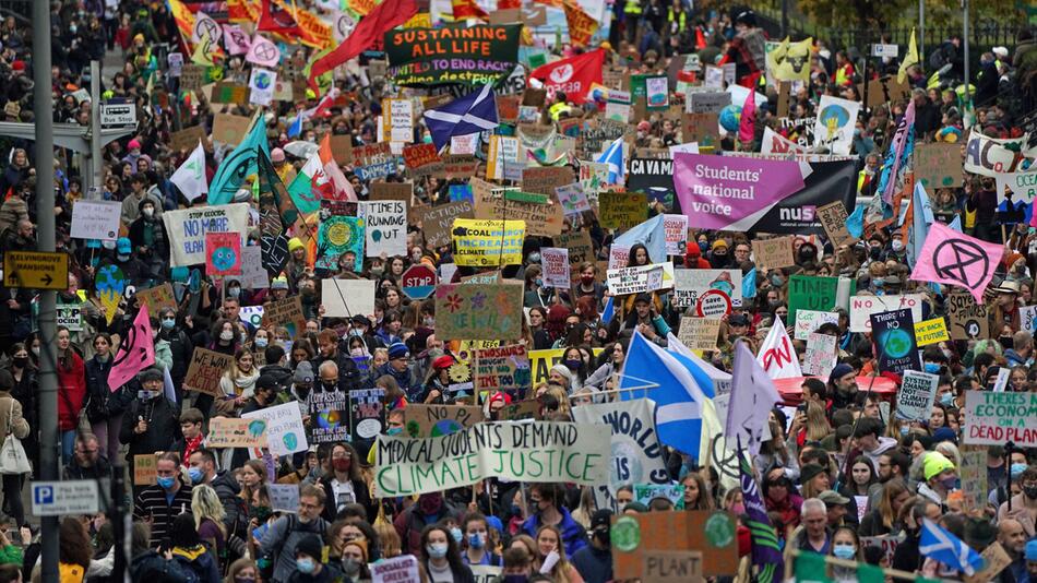 UN-Klimakonferenz COP26 in Glasgow - Proteste