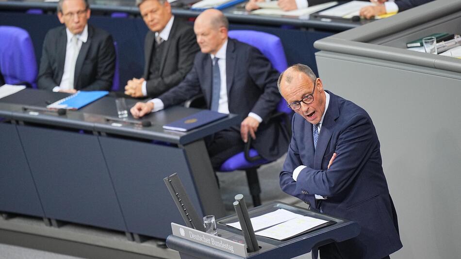 Friedrich Merz (CDU) im Bundestag