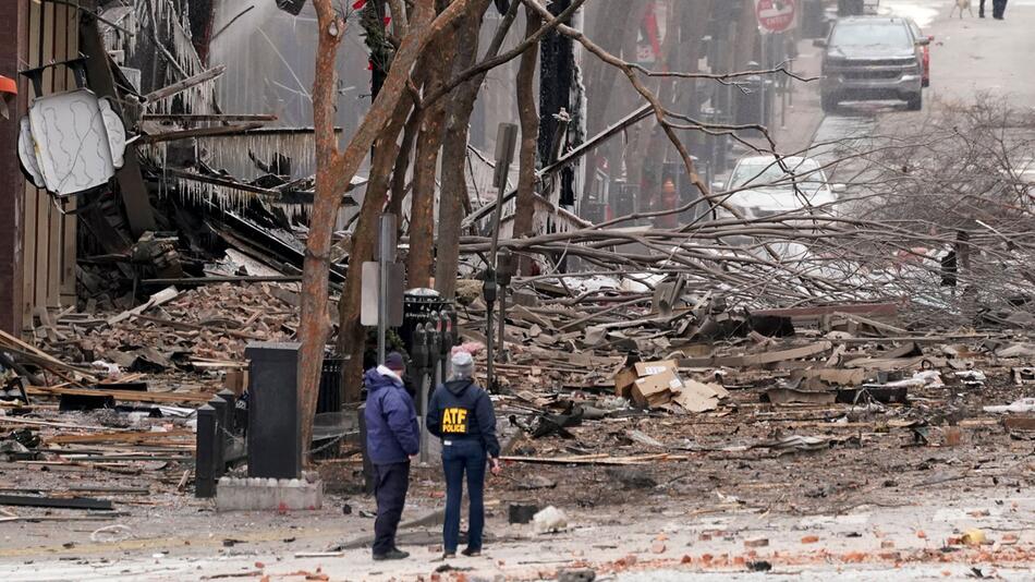 Explosion in der Innenstadt von Nashville
