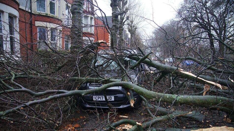 Sturm "Darragh" in Großbritannien